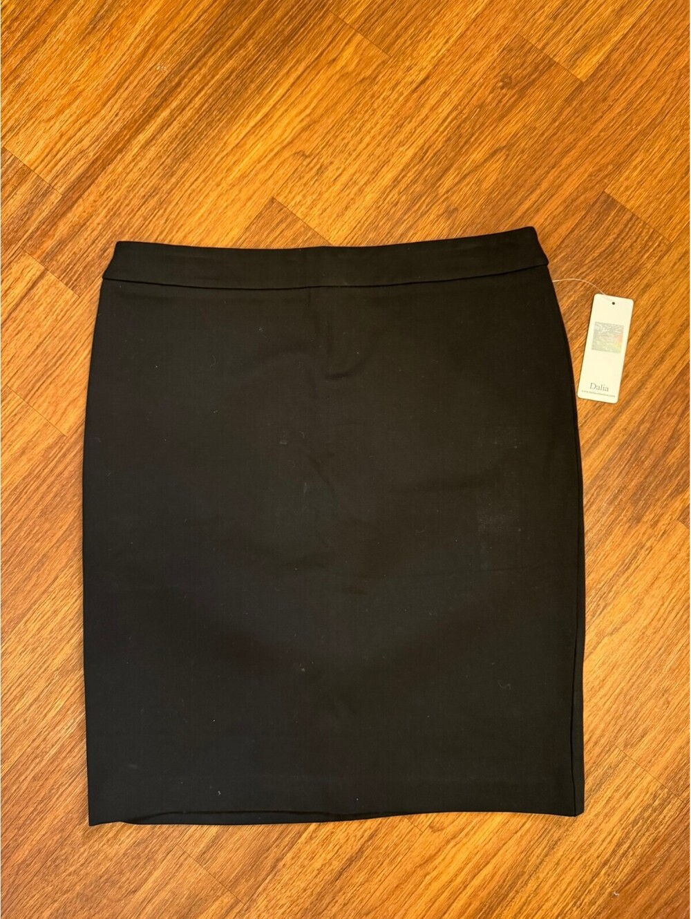 Dalia Black Pencil Skirt Women's Medium M Career Office Stretch Knee Length NWT - Picture 1 of 13